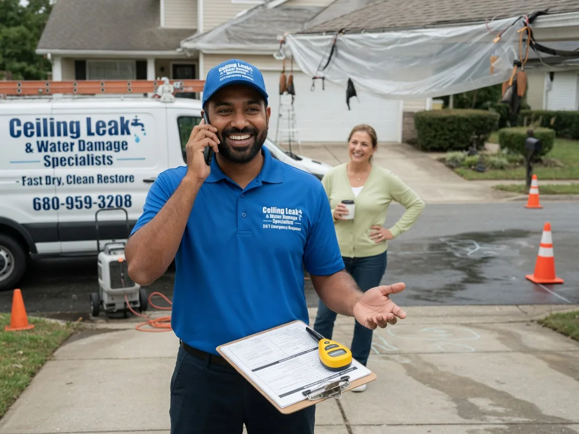 Ceiling Leak Cleanup Fort Bridger, WY FAQs